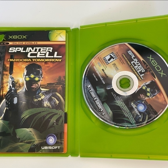 XBOX Game Lot of 2 Tom Clancy’s Ghost Recon & Splinter Cell Pandoras Tomorrow - Picture 4 of 9